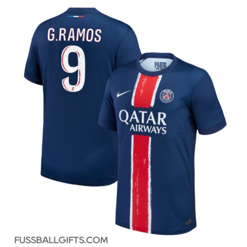 Paris Saint-Germain Goncalo Ramos #9 Fußballbekleidung Heimtrikot 2024-25 Kurzarm